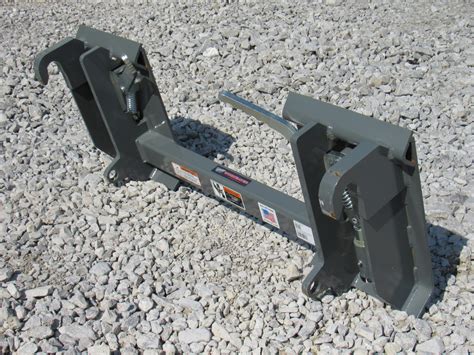 euro mount to skid steer adapter|skid steer quick attach conversion.